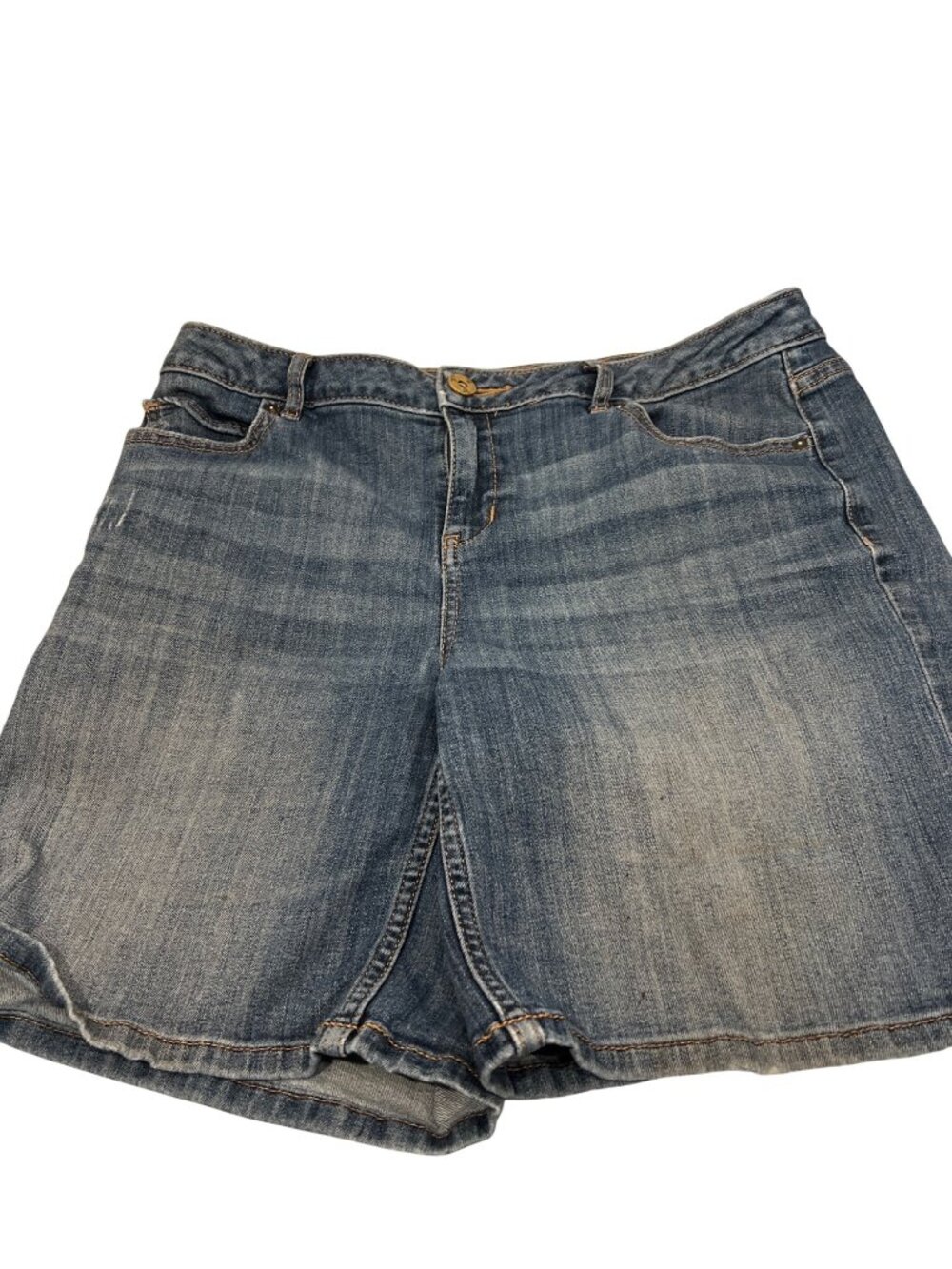 SIMPLY VERA blue jean shorts Women 8